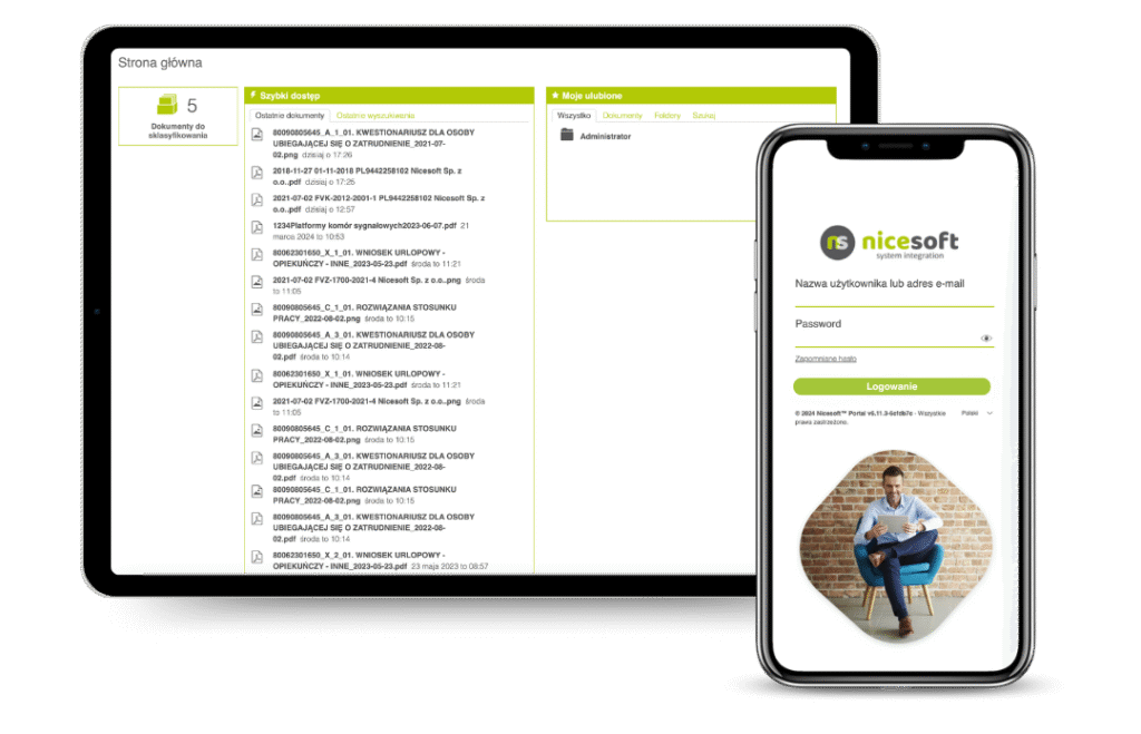 Aplikacja mobilna NiceDMS